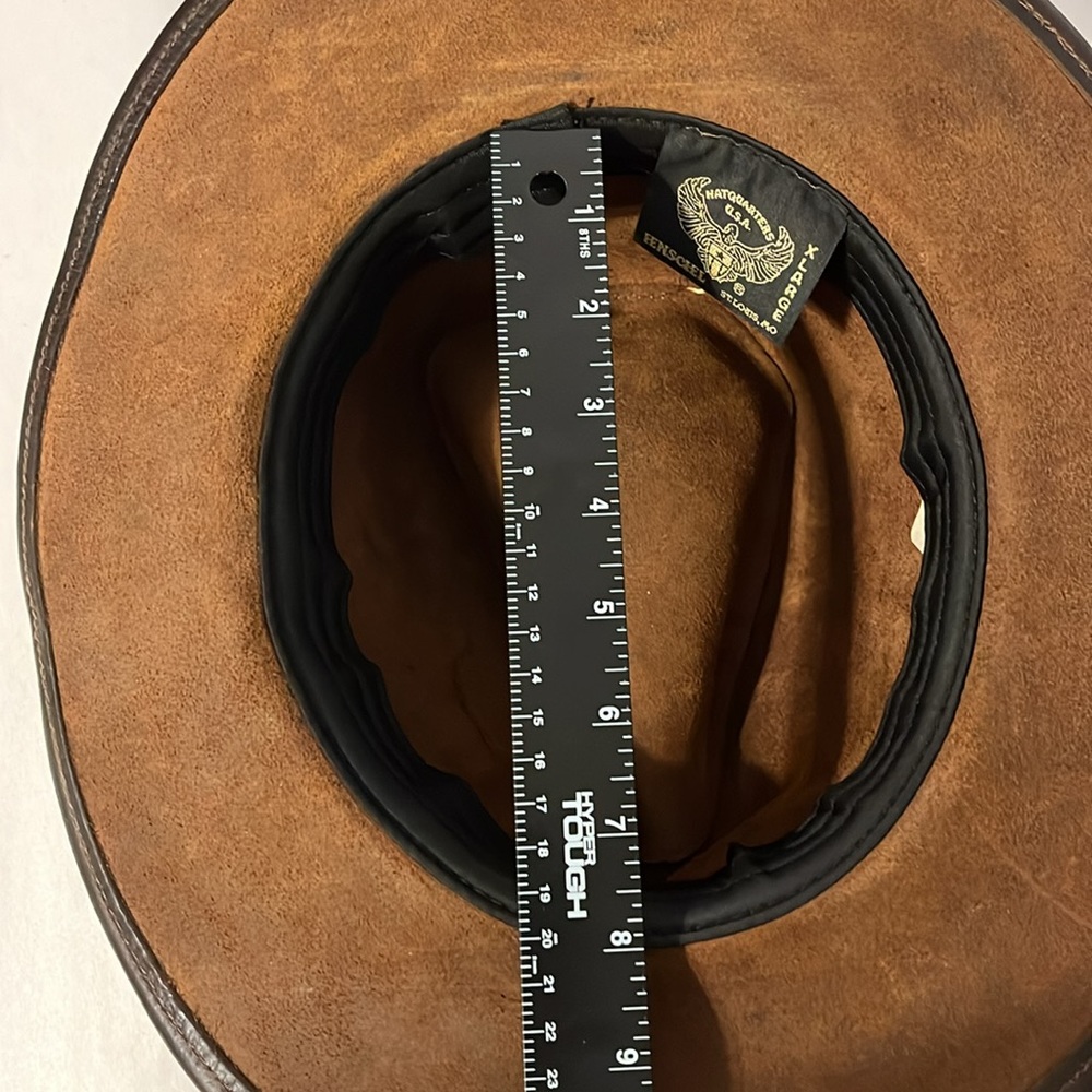 Vintage Henshel leather hat - Picture 14 of 14